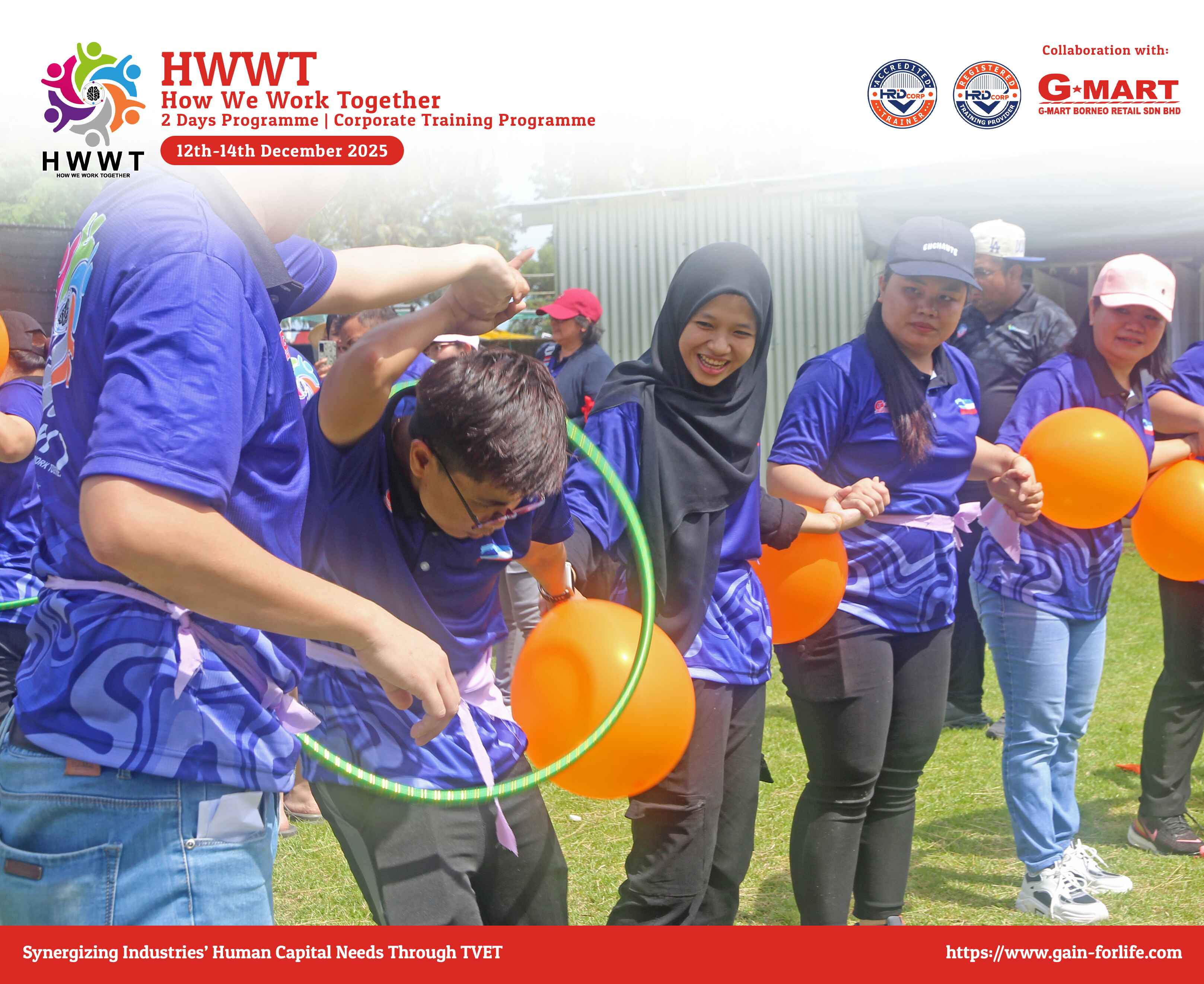 Kursus 'How We Work Together' - HWWT bersama Jabatan Pembangunan Kemahiran (JPK) Wilayah Sabah & W.P.Labuan