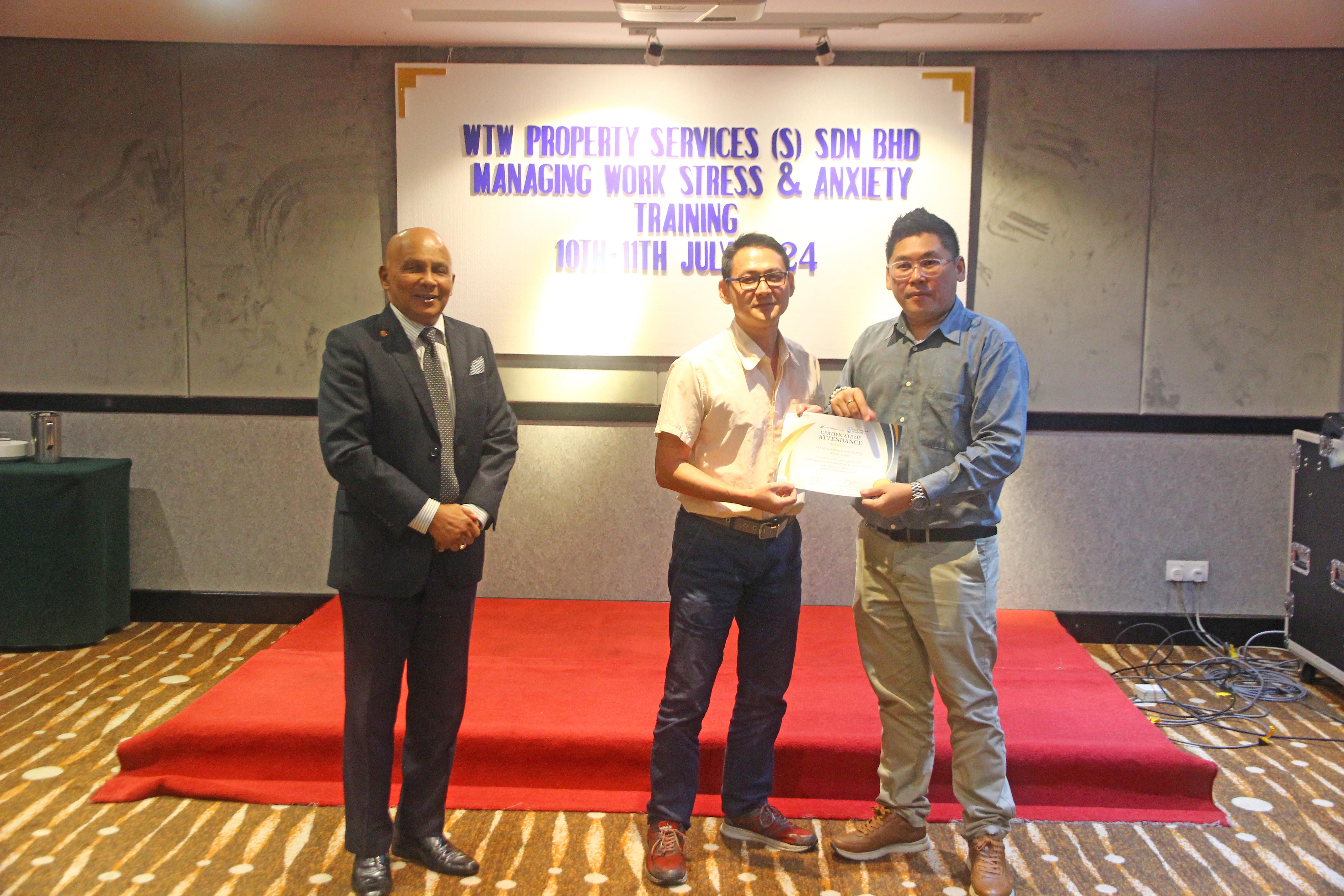 Kursus Stress Management -  WTW Property Services (Sabah) Sdn. Bhd. (Kumpulan 2)<