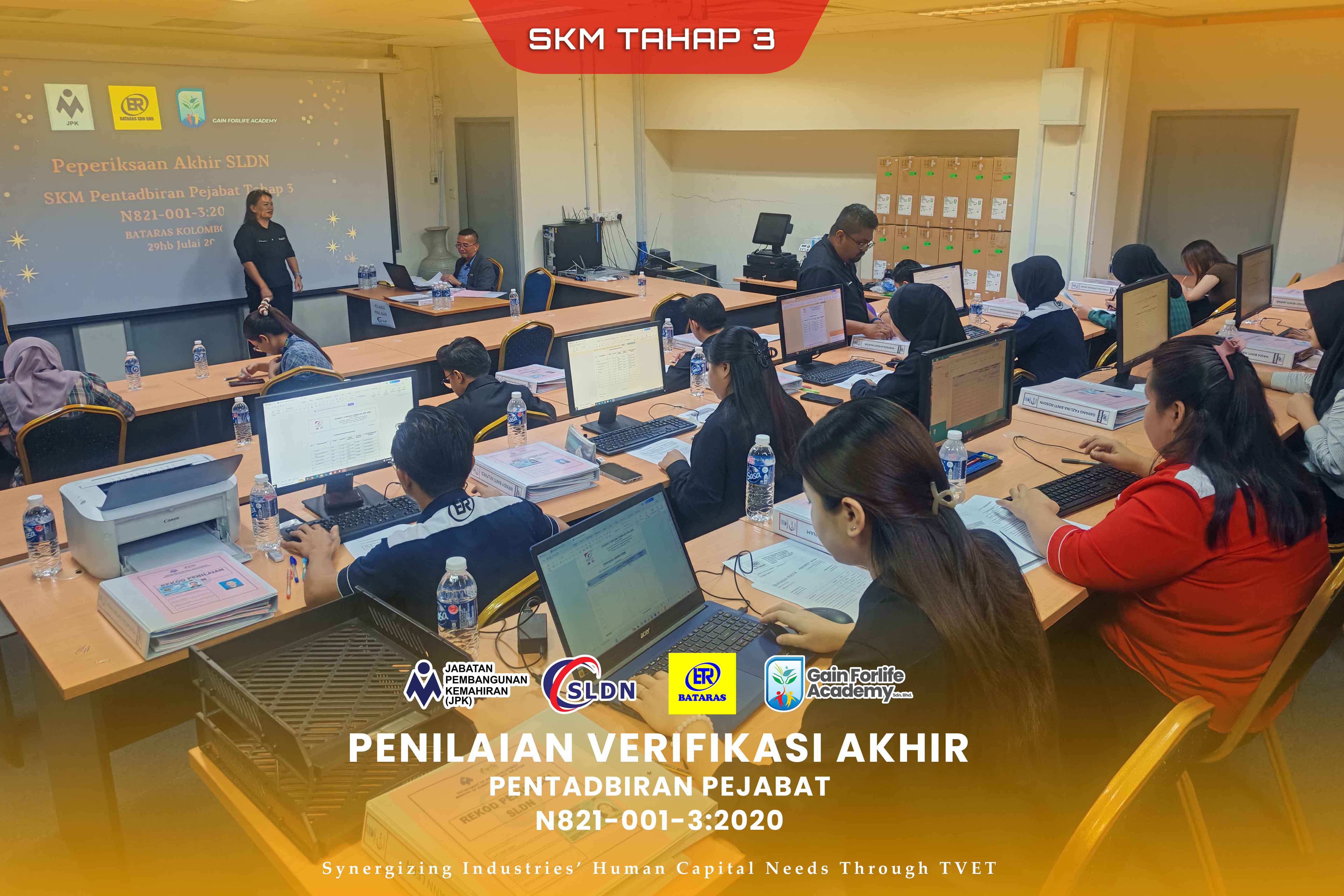 Peperiksaan Verifikasi Akhir SLDN 2025 - Pentadbiran Pejabat Tahap 3